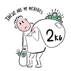 Мan carries his own microbes