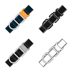 Vector illustration of mountaineering and peak icon. Collection of mountaineering and camp stock vector illustration.