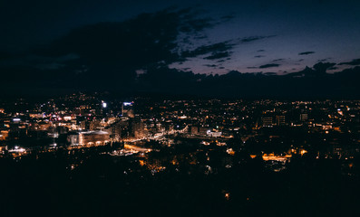 Fototapeta premium Longexposure of Oslo at night