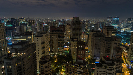Fototapeta na wymiar São Paulo at night