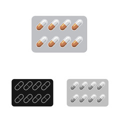 Vector design of pharmacy and hospital sign. Set of pharmacy and business vector icon for stock.