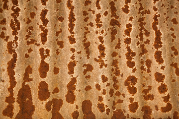Old zinc rust background.