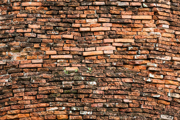 Brick wall background.