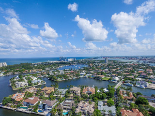 Aerial view of Fort Lauderdale, Florida