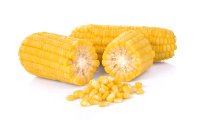 corn isolated on white background.
