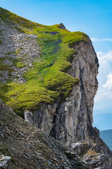 A cliff at the Dolomites