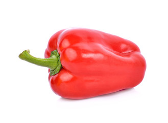 Red pepper isolated on a white background