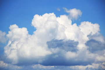 Obraz na płótnie Canvas blue sky with white clouds.