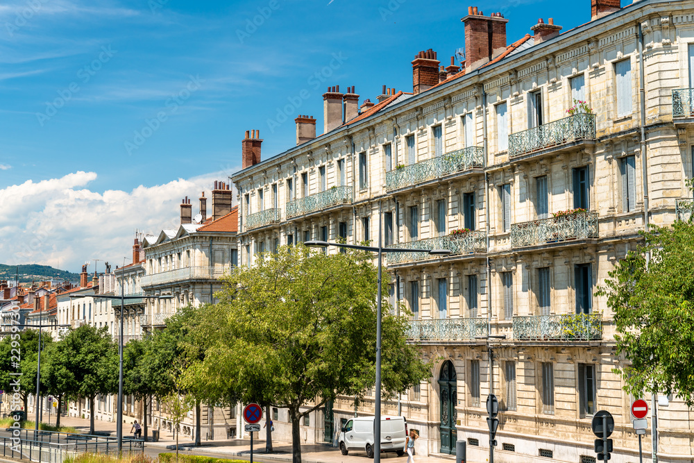 Canvas Prints french architecture in valence, france