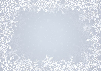Fototapeta na wymiar Snowflake Christmas background