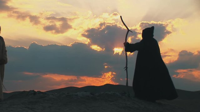Mount of Temptation - Jesus and Satan