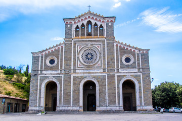 Fototapeta na wymiar Basilica of Santa Margherita in Cortona, Italy