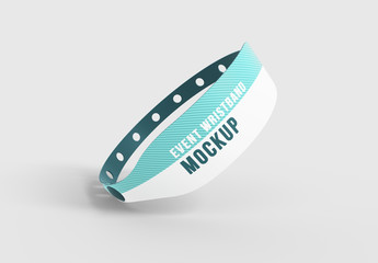 Event Wristband Mockup