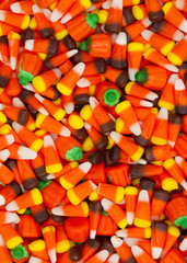 Halloween candy corn background