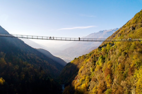 Ponte nel Cielo - Valtartano - Valtellina (IT) - Vista aerea