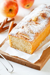 Cake With Organic Apples