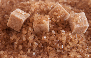 Natural brown sugar cubes