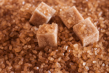 Natural brown sugar cubes