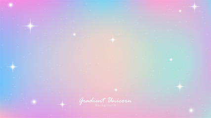Unicorn Sky Colorful Gradient © PALAMATIC