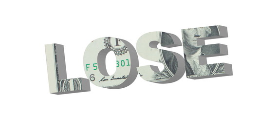 lose American dollar banknotes. Money texture. Isolated on white background