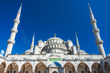 Sultan Ahmed mosque in istanbul, Turkey.