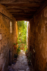 Obraz premium Valldemossa, Mallorca, Reisen, Stadt, Berge, Urlaub