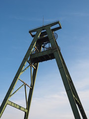 Steinkohle-F&ouml;rderturm Zeche Lohberg Schachtanlage II in Dinslaken