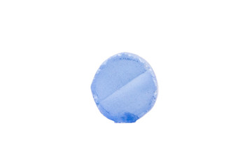 Semi-precious stones and minerals on a white background