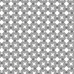 Geometric abstract black and white pattern. Geometric modern ornament. Seamless modern background