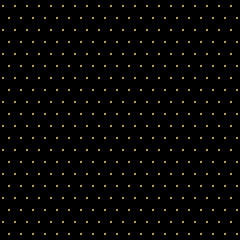 Seamless geometric pattern. Modern ornament with golden dotted elements. Geometric abstract pattern
