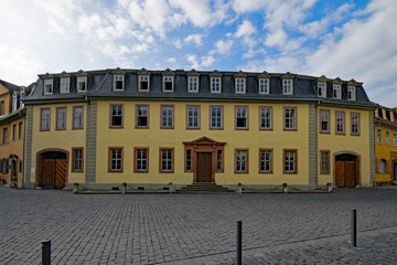 Fototapeta na wymiar Goethes Wohnhaus, Weimar, Thüringen, Deutschland 