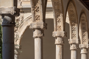 Fototapeta premium Old interior roman architech