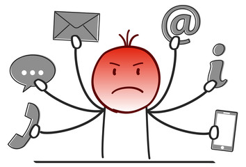 Burnout / Zu viel Arbeit / Work-Life-Balance / Überarbeitung / Erschöpfung