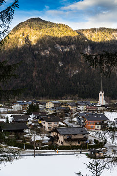 On mountains
