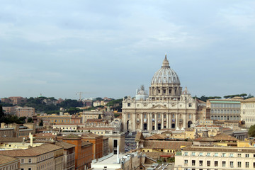 Fototapeta na wymiar Papal Basilica St Peter, Vatican