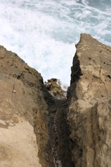 rock on the beach