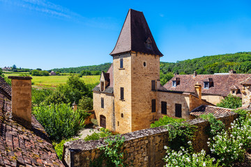 Fototapeta premium montfort, vitrac, frankreich, 