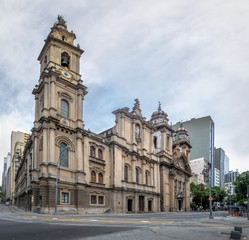 Fototapeta na wymiar Old Cathedral of Rio de Janeiro - Church of Our Lady of Mount Carmel of the Ancient Se - Rio de Janeiro, Brazil
