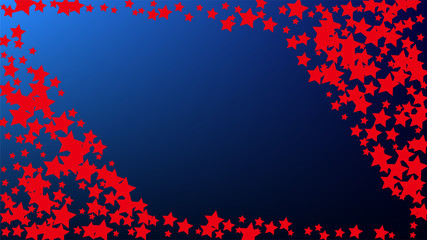 Colors of American Flag. USA Independence Day. . Invitation Background. Banner, Christmas and New Year card, Postcard, Packaging, Textile Print.