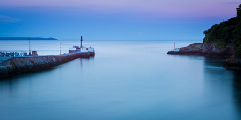 View over the Banjo Peir Looe Cornwall