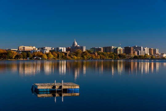 City Of Madison, Wisconsin Skyline.