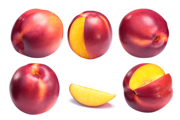 Nectarine smooth-skinned peach P. persica