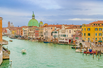 Grand Canal Scene, Venice, Italy