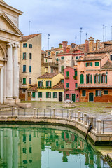 Small Channel Scene, Venice, Italy