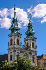 Obraz premium Towers with clock.