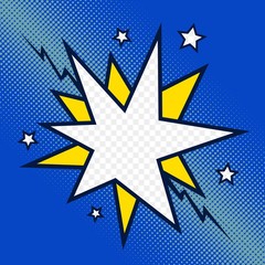 Comic book background template.