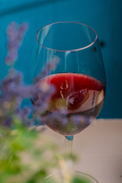 glass of read wine