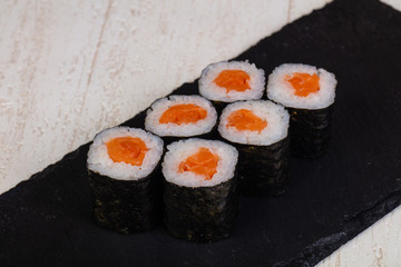 Japanese roll with salmon