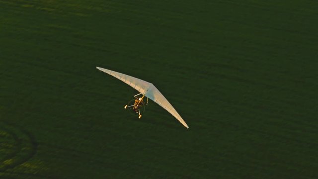 Microlight flying