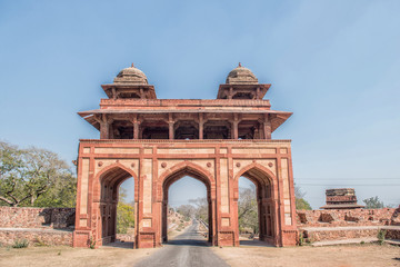 Red Fort of Agra. UNESCO World Heritage site.